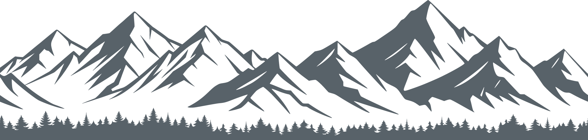 Illustration of a Mountain Range