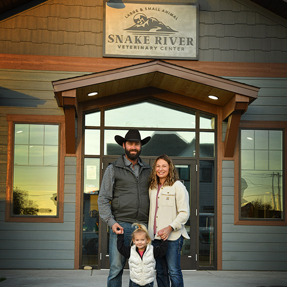 Dr. Ewing, husband and daughter Dr. Ewing, husband and daughter